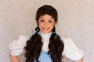 Dorothy magicien d'Oz perruque écran qualité Couture style