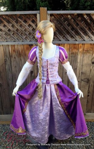 Rapunzel Tangled Romantic Version Adult Custom Costume  in your Size