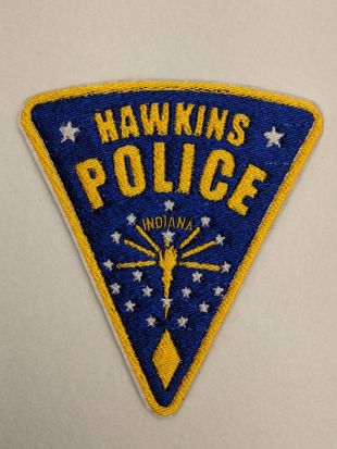 Stranger Things Inspired Hawkins Indiana Police Department shoulder iron/sew on embroidered patch