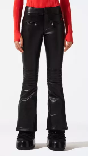 Vegan Leather Mid-Rise Aurora Ski Pant