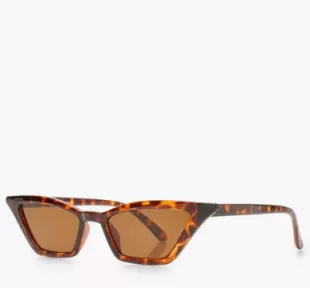 2 Pack Skinny Winged Eye Sunglasses