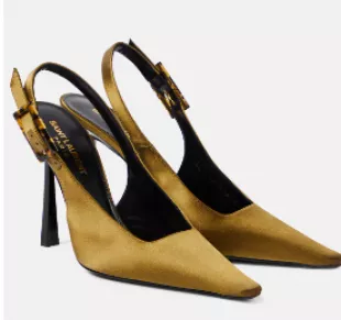 Climax Crepe Satin Slingback Pumps