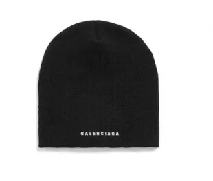 Unity Sports Icon Beanie in Black/white| Balenciaga