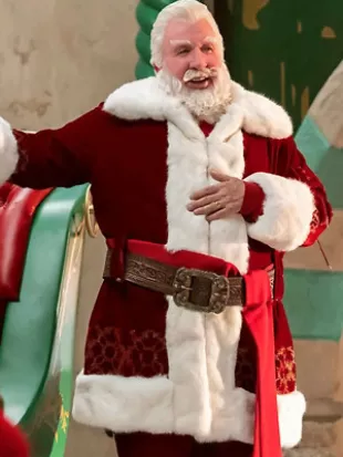 Handmade Tim Allen The Santa Clauses Scott Calvin Santa Claus Coat with Hat  | eBay