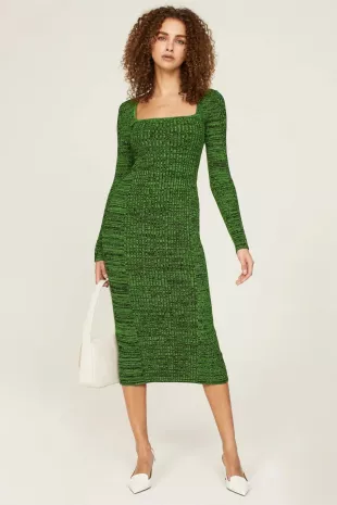 Kelly Knit Dress in Green