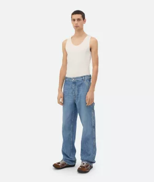 Angel Dear Fashion Cargo Pants II Vintage Indigo