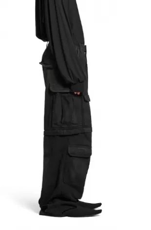 Men's Cargo Pants in Black