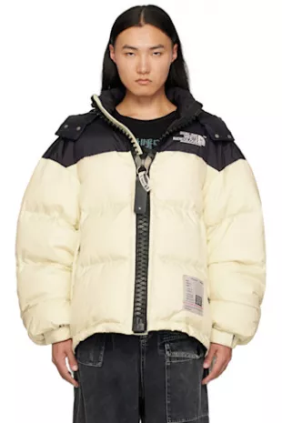 - White & Black Huge Down Jacket