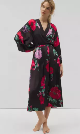 Satin Long Robe