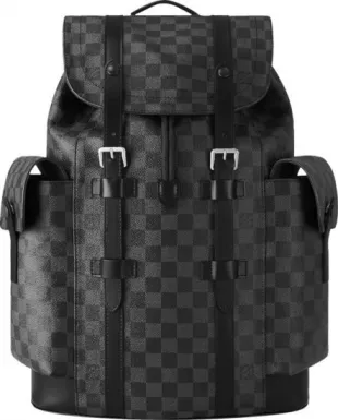 Graphite Damier Christopher Backpack