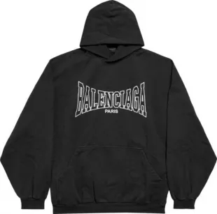 Black Boxing Logo Hoodie