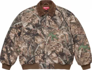x BB Simon Brown Camo Studded Work Jacket