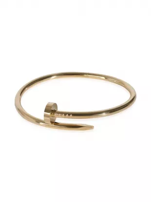 Lock Bangle in Yellow Gold