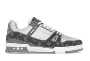 VS-001 White/Silver - Laced Sneaker