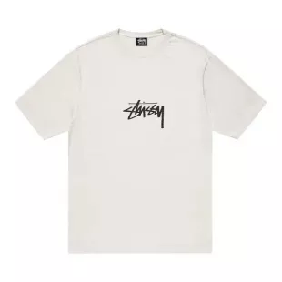 White Small Stock Logo T-Shirt