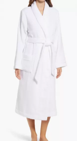 Hydro Cotton Terry Robe In Blue Starlight