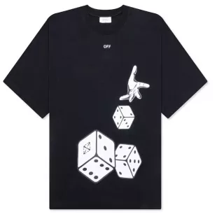 Black Throwing Dice T-Shirt