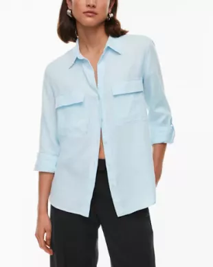 Babaton Utility Linen Shirt
