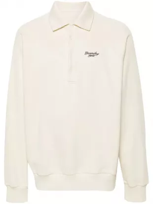 Cream Givenchy 1952 Long Sleeve Polo