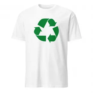 Vintage Recycle Logo T-Shirt - Retro Recycling Symbol Graphic Tee For Men & Women