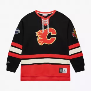 Calgary Flames Black Jersey Sweatshirt