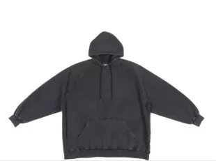 Black '1917 Strike' Logo Hoodie