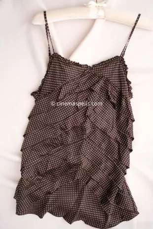 Early 2000s Silk Polka Dot Camisole As Seen On Paige On Charmed (US M) With Tags — Cinema Spells