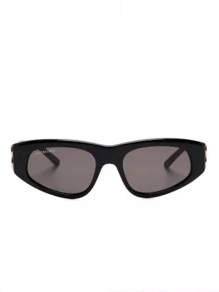 Black D-Frame 'Dynasty' Sunglasses