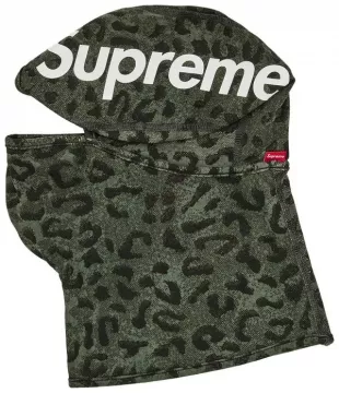 Olive Green Leopard Heat Reactive Balaclava
