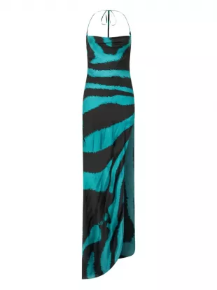 New Season Roberto Cavalli zebra-print dress