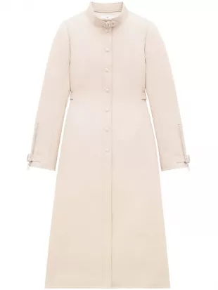 Buckle Twill Long Coat