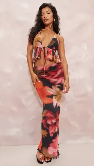 Floral Midaxi Shirts
