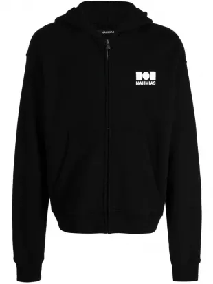 Logo-Print Cotton Hoodie