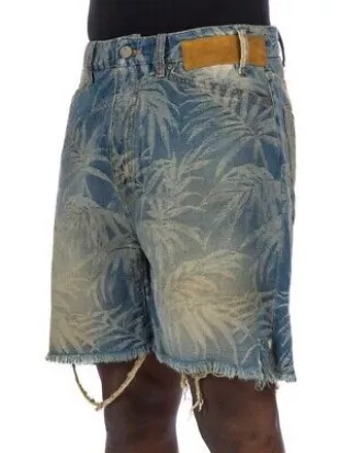 Jungle Denim Shorts Pants Jeans