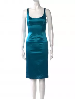 Vintage Knee-Length Dress