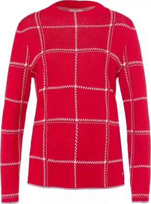 BRAX Style Colletta - Maglietta A Righe Con Maniche Lunghe Donna - Puro Cotone Jersey - Taglio Dritto E Comodo - Prodotto Sostenibile