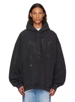 Black 'Flying Unicorn' Hoodie