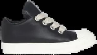 Black Padded Jumbolace Low Sneakers