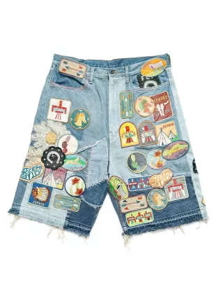 Blue Patches 'Zephyros Insane' Shorts