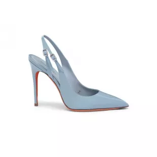 Patent Leather High-heel Slingback Pumps