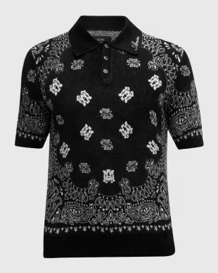 Black MA Bandana Polo