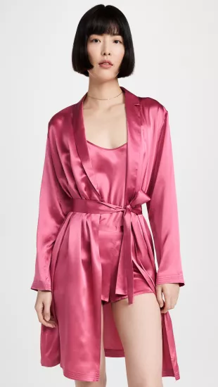 Silk Short Robe