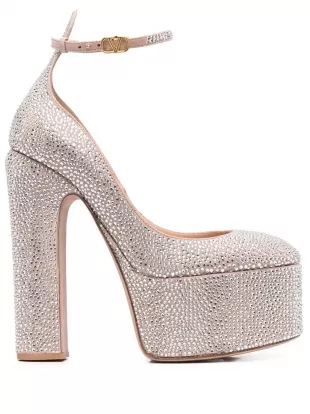 Valentino Garavani Tan-Go 155mm platform pumps