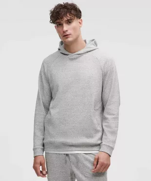 Textured Double-Knit Cotton Hoodie