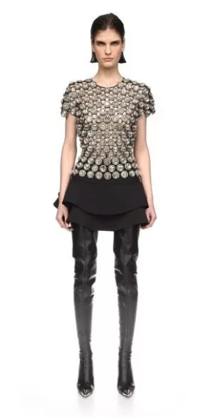 Crystal-Embellished Cady Top