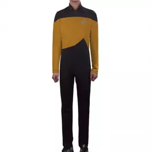 Star Trek TNG The Next Generation Jumpsuit Uniform Costume Yellow/Blue/Red