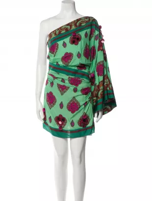 Printed Mini Dress
