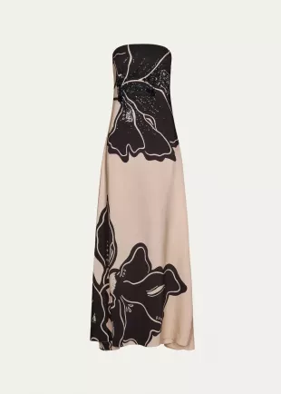 Crepe Maxi Dress