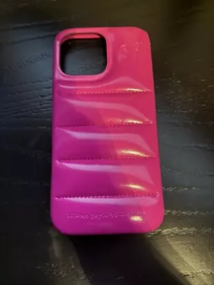 Puffer Case Raspberry iPhone 15 Pro Max
