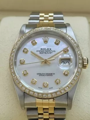 Datejust Mother of Pearl Diamond Watch